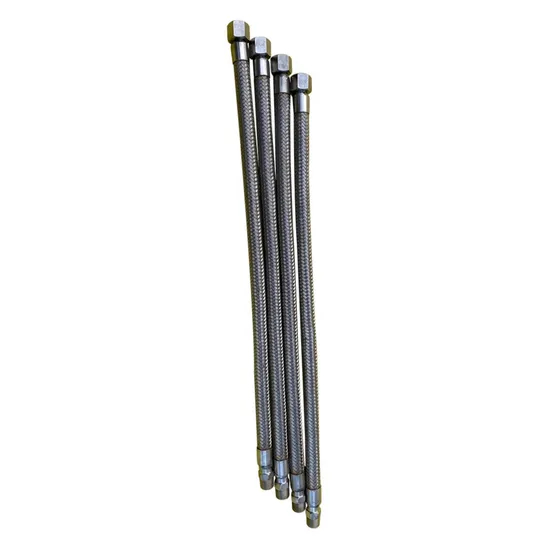 High Quality Design Stainless Steel Wire Braided Flexible Metal Hose Stainless Steel Braided Hose Sizes