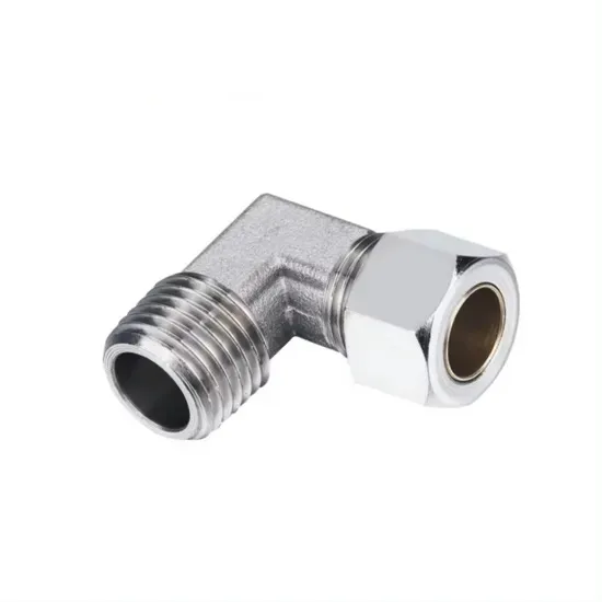 Stainless Steel Right Angle Adjustable to The Joint Temperature and Pressure Resistance External Thread Hydraulic Joint