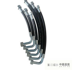 High Pressure All Sizes Available Flexible Rubber Hose Fittings for Hydraulic Assembly Hydraulic Hose