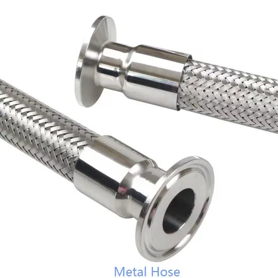 Stainless Steel Flexible Braided Metal Hose Stainless Steel High Pressure Flexible Hose Food Grade
