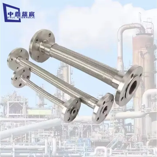 304 Stainless Steel Bellows Metal Hose High Temperature Bellows Braided Hose
