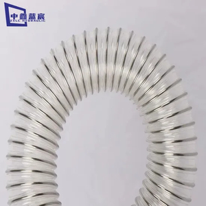 Wear-Resistant PU High Strength Steel Wire Reinforced PU/TPU Air Flexible Ducting Hose