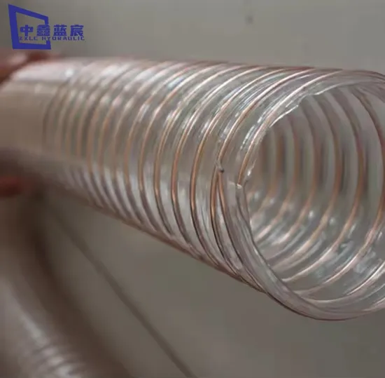 Flexible and Compressible Steel Wire PU Industrial Vacuum Hose