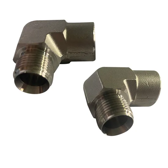Swagelok Standard Right Angle Straight Through Fittings, Stainless Steel Double Sleeve Threaded Straight Through Fittings, High-Pressure Pneumatic Fittings
