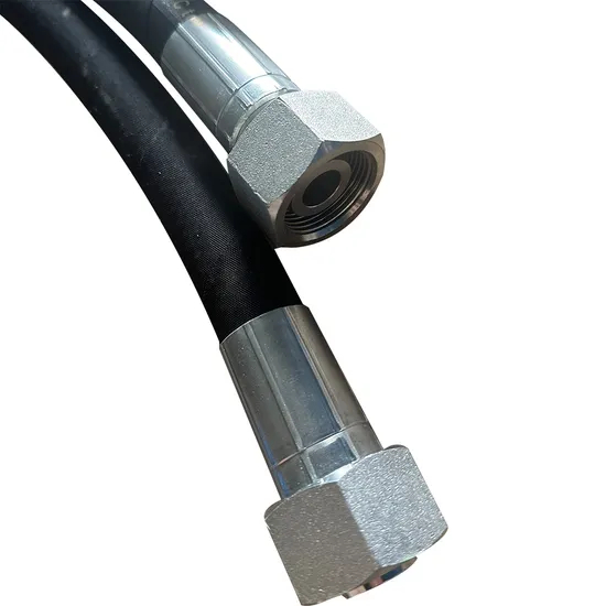 Industrial Flexible Hose Assembly, High-Pressure Steel Wire, Hydraulic Rubber, Fuel Hose Assembly, Two End Accessories Factory