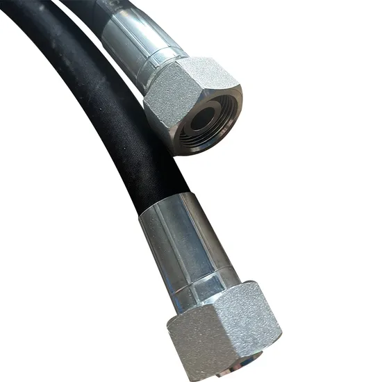 Industrial Flexible Hose Assembly, High-Pressure Steel Wire, Hydraulic Rubber, Fuel Hose Assembly, Two End Accessories Factory