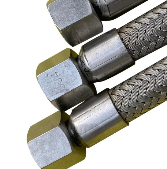 Flanged Type Stainless Steel Hose Metal Braided Hose Mesh Corrugated Pipe Flex Hoses