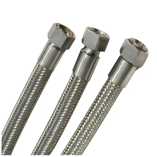 Stainless Steel Single Wire Braided Corrugated Flexible Metal Hose/Pipe with Fitting for Construction