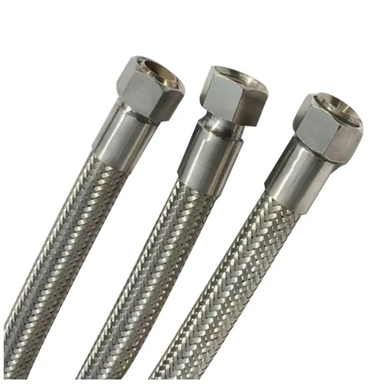 Stainless Steel Single Wire Braided Corrugated Flexible Metal Hose/Pipe with Fitting for Construction