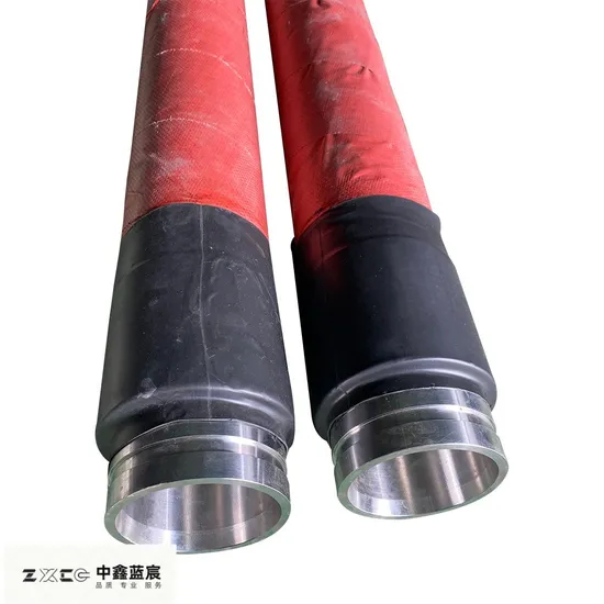 High Pressure 6000psi Hydraulic Hose Pipe / Fuel Oil Drilling Hose Assembly with Flange, Fittings Connector