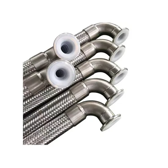 304 Stainless Steel Braided Flexible Elbow Metal Hose for Sale