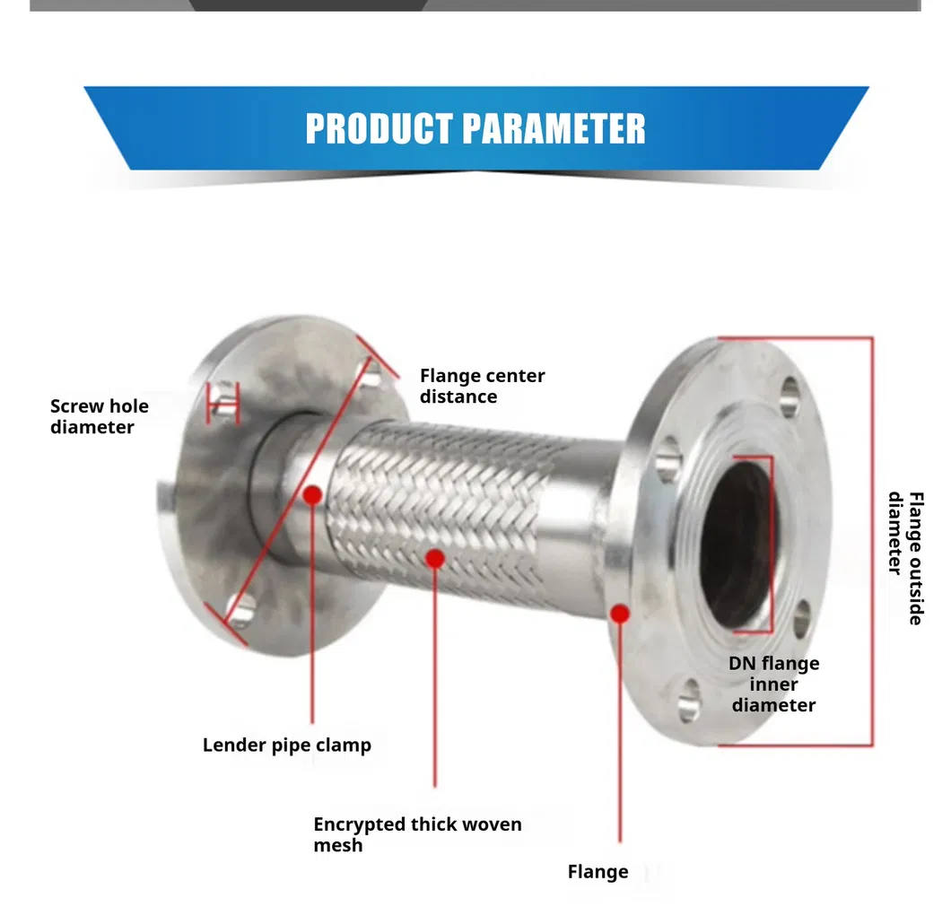 Flexible Metal Hose with Different Type of Fittings SS304 SS316 and Electroplated Hoses