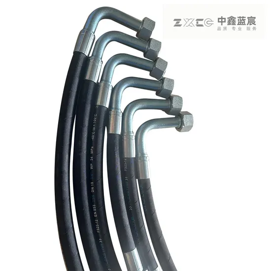 High Pressure All Sizes Available Flexible Rubber Hose Fittings for Hydraulic Assembly Hydraulic Hose