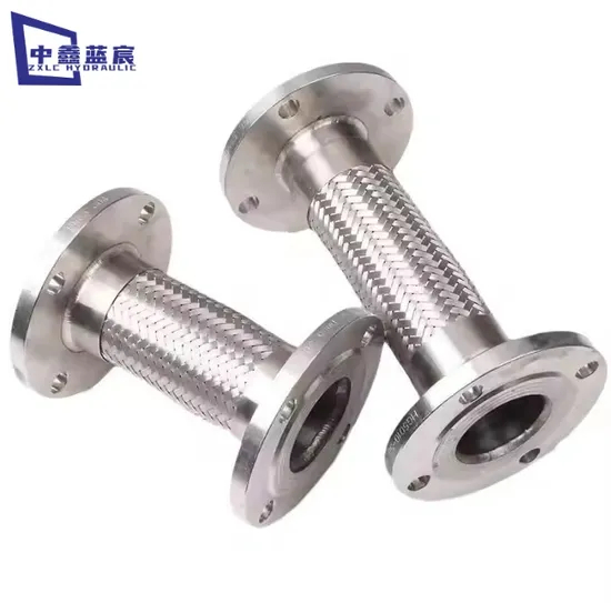 High Pressure Hose 2 Inch 50mm Flexible Threaded Nut Braided Hose