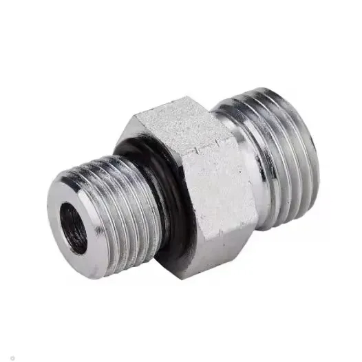 Factory Price Carbon Steel Hydraulic Bsp Straight Swivel Male Female Adapter Fittings Hydraulic Transition Joint 2b-04